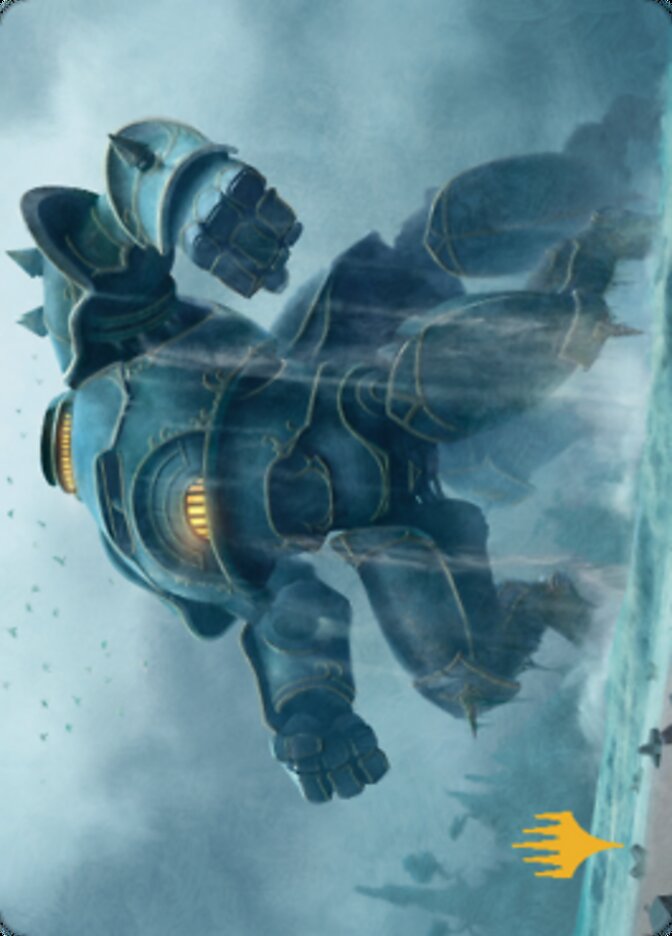 Depth Charge Colossus Art Card (Gold-Stamped Planeswalker Symbol) [The Brothers' War Art Series] - Destination Retro
