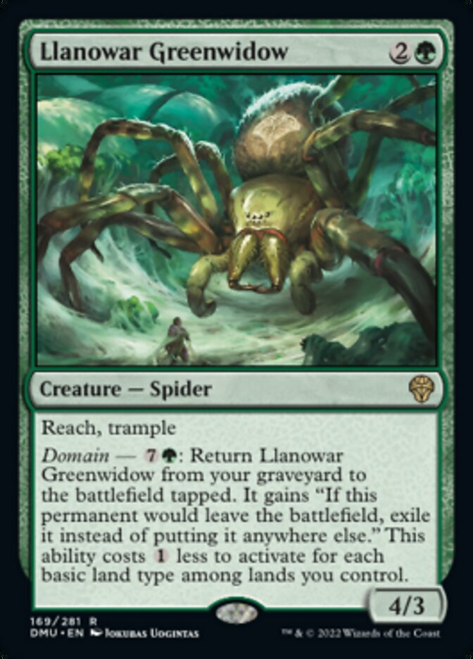 Llanowar Greenwidow [Dominaria United] - Destination Retro