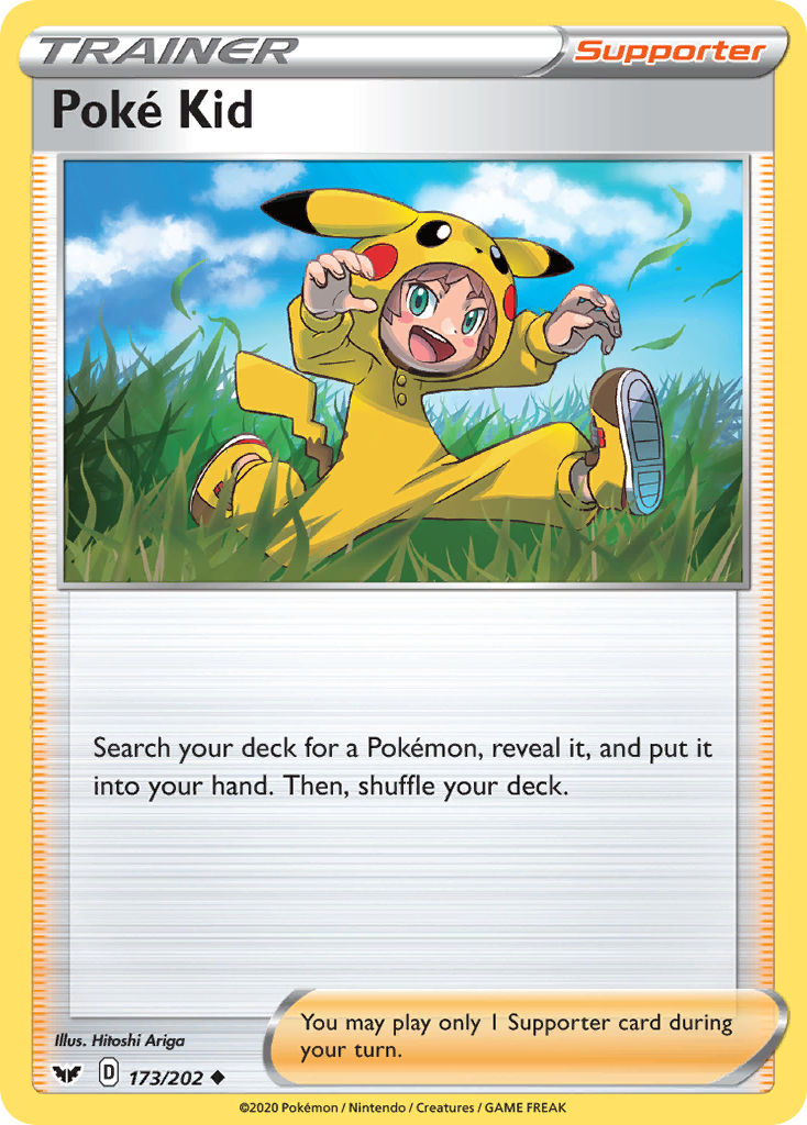 Poke Kid (173/202) [Sword & Shield: Base Set] - Destination Retro