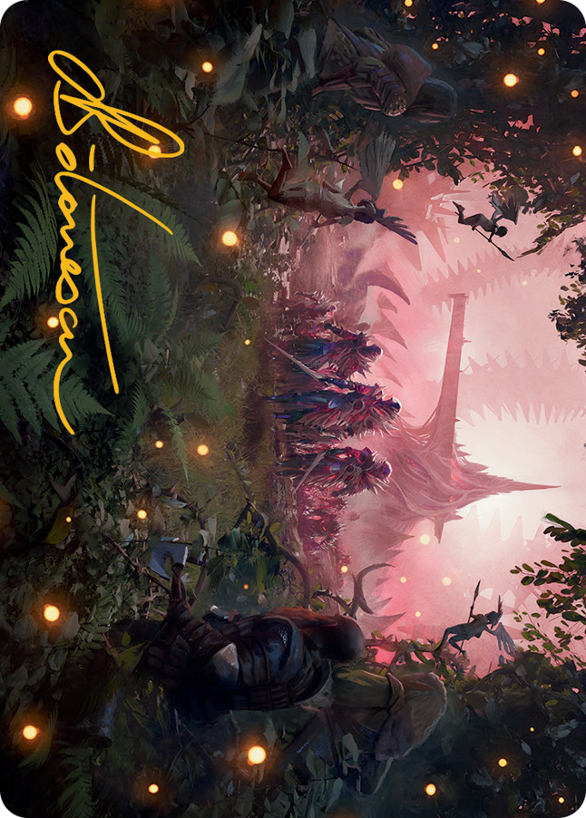 Invasion of Eldraine Art Card (Gold-Stamped Signature) [March of the Machine Art Series] - Destination Retro