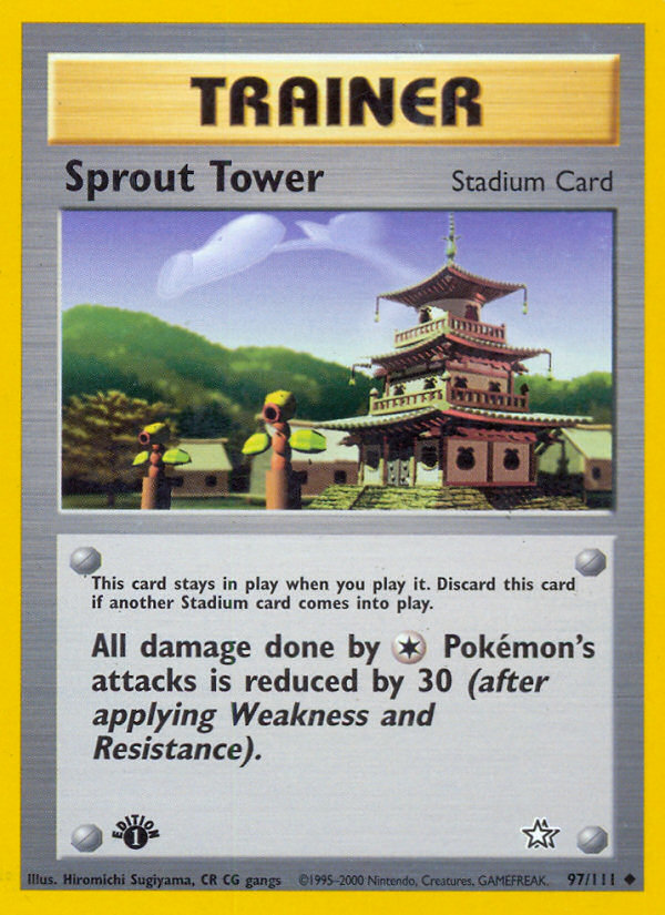 Sprout Tower (97/111) [Neo Genesis 1st Edition] - Destination Retro