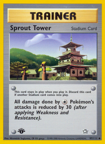 Sprout Tower (97/111) [Neo Genesis 1st Edition] - Destination Retro
