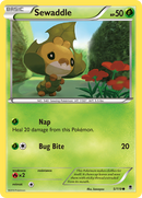 Sewaddle (5/119) [XY: Phantom Forces] - Destination Retro