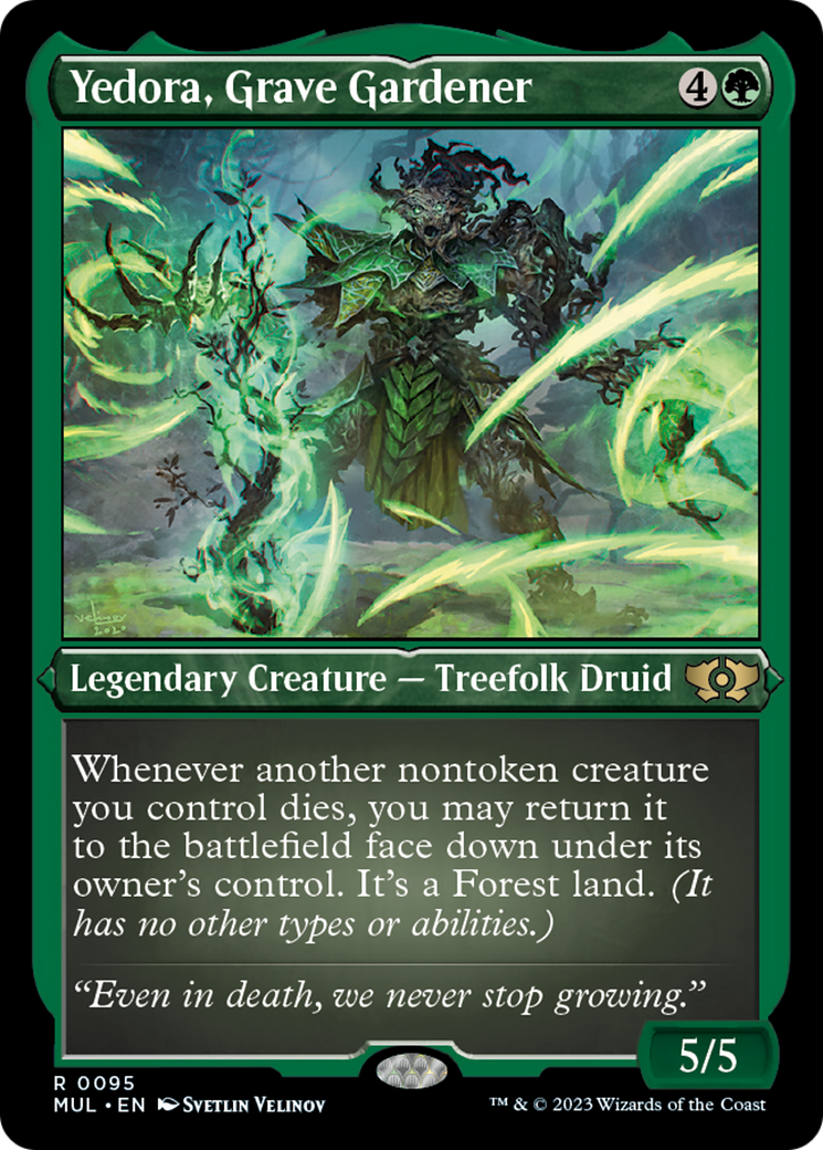 Yedora, Grave Gardener (Foil Etched) [Multiverse Legends] - Destination Retro