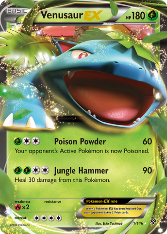 Venusaur EX (1/146) [XY: Base Set] - Destination Retro