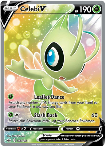 Celebi V (160/198) [Sword & Shield: Chilling Reign] - Destination Retro