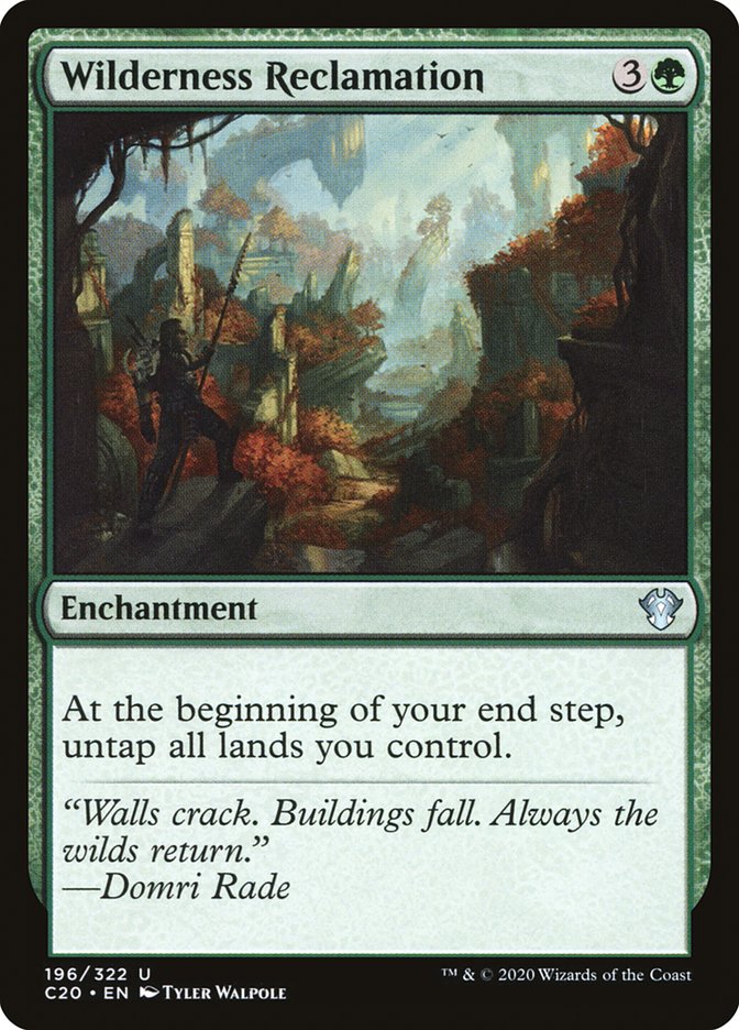 Wilderness Reclamation [Commander 2020] - Destination Retro
