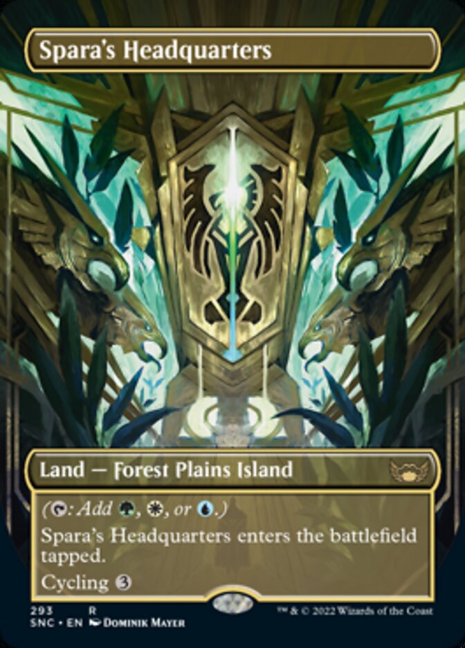Spara's Headquarters (Borderless Alternate Art) [Streets of New Capenna] - Destination Retro
