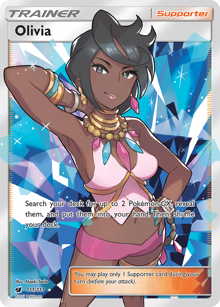 Olivia (111/111) [Sun & Moon: Crimson Invasion] - Destination Retro