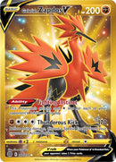 Galarian Zapdos V (182/172) [Sword & Shield: Brilliant Stars] - Destination Retro