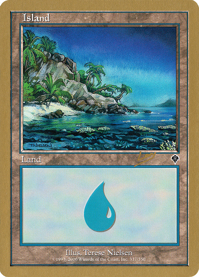 Island (rl337a) (Raphael Levy) [World Championship Decks 2002] - Destination Retro