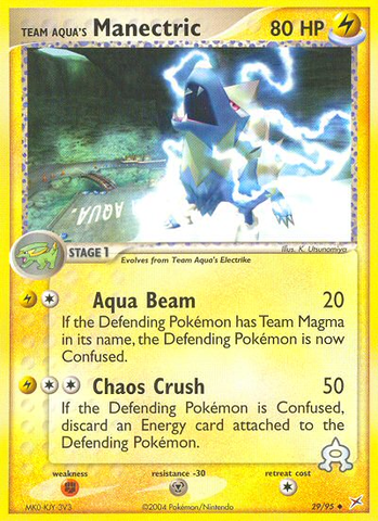 Team Aqua's Manectric (29/95) [EX: Team Magma vs Team Aqua] - Destination Retro