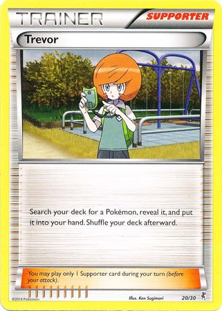 Trevor (20/30) [XY: Trainer Kit - Bisharp & Wigglytuff] - Destination Retro