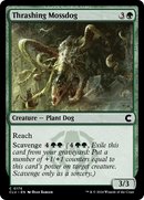 Thrashing Mossdog [Ravnica: Clue Edition] - Destination Retro