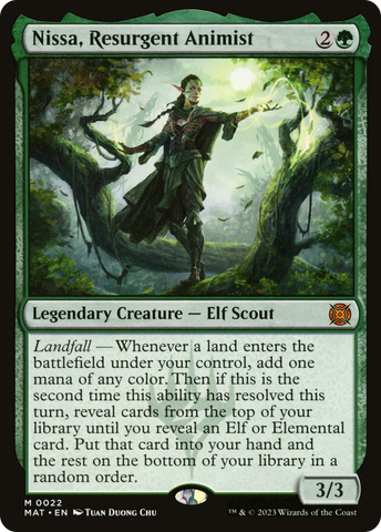 Nissa, Resurgent Animist [March of the Machine: The Aftermath] - Destination Retro