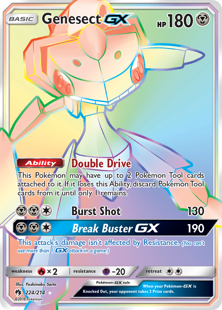 Genesect GX (224/214) [Sun & Moon: Lost Thunder] - Destination Retro
