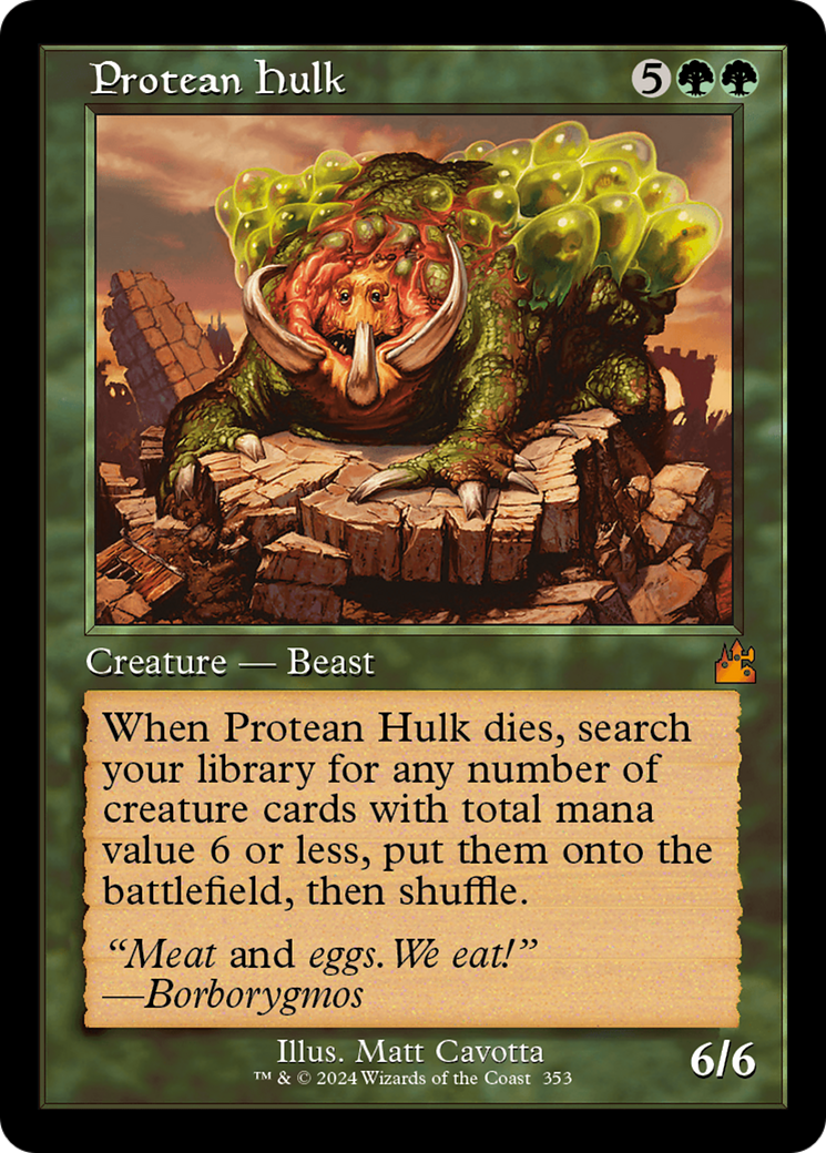 Protean Hulk (Retro Frame) [Ravnica Remastered] - Destination Retro