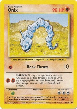 Onix (56/102) [Base Set Unlimited] - Destination Retro