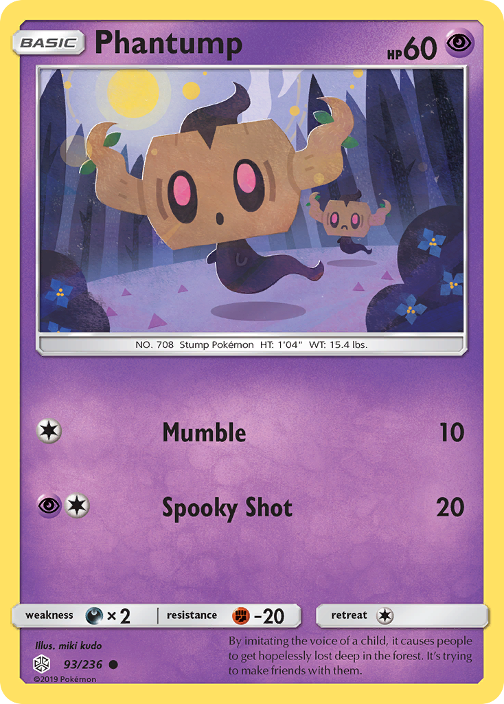Phantump (93/236) [Sun & Moon: Cosmic Eclipse] - Destination Retro