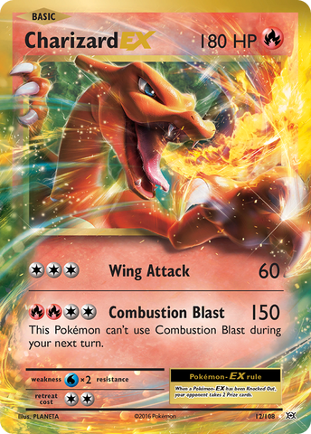 Charizard EX (12/108) [XY: Evolutions] - Destination Retro