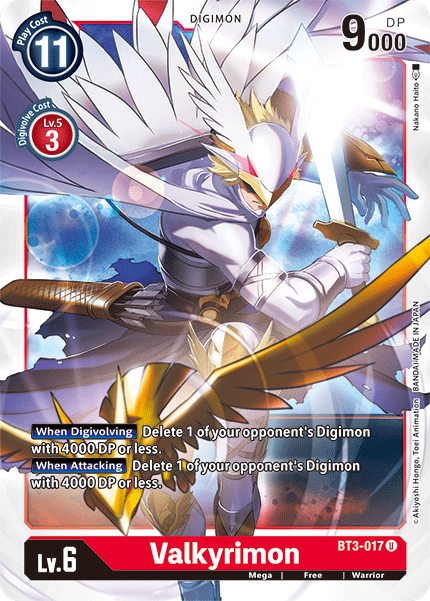 Valkyrimon [BT3-017] [Release Special Booster Ver.1.5] - Destination Retro