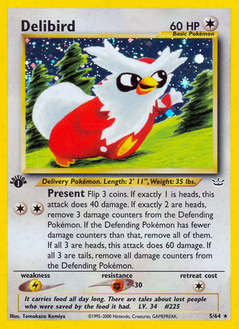 Delibird (5/64) [Neo Revelation 1st Edition] - Destination Retro