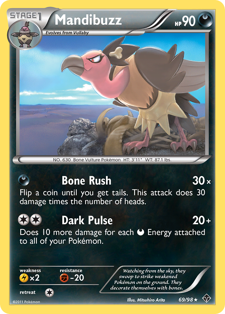 Mandibuzz (69/98) [Black & White: Emerging Powers] - Destination Retro