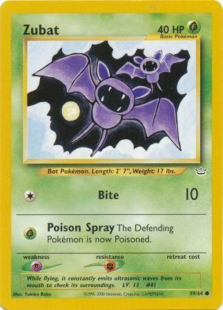 Zubat (59/64) [Neo Revelation Unlimited] - Destination Retro