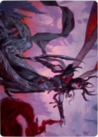 Drana, the Last Bloodchief Art Card [Zendikar Rising Art Series] - Destination Retro