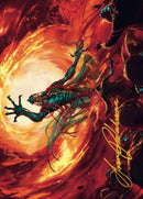 Gix, Yawgmoth Praetor Art Card (Gold-Stamped Signature) [The Brothers' War Art Series] - Destination Retro