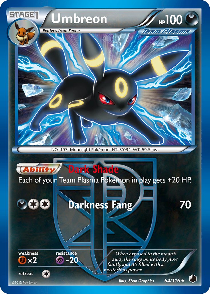Umbreon (Moltres Legendary Battle Deck) (64/116) [Theme Deck Exclusives] - Destination Retro