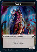 Blood // Vampire (007) Double-sided Token [Innistrad: Crimson Vow Tokens] - Destination Retro