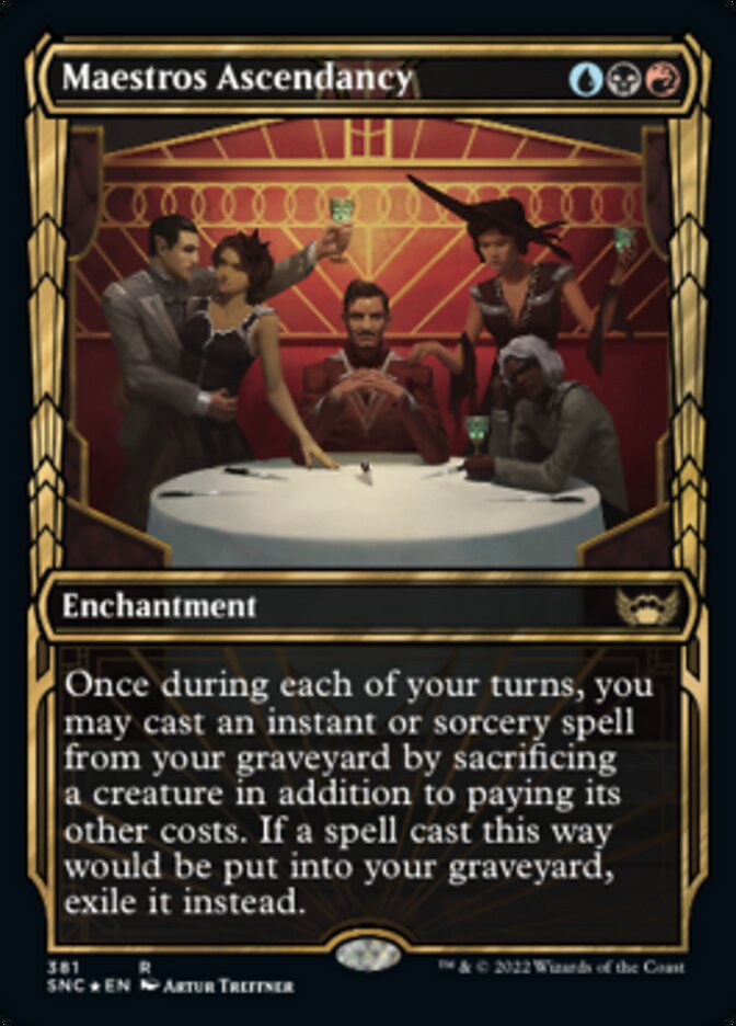 Maestros Ascendancy (Showcase Golden Age Gilded Foil) [Streets of New Capenna] - Destination Retro