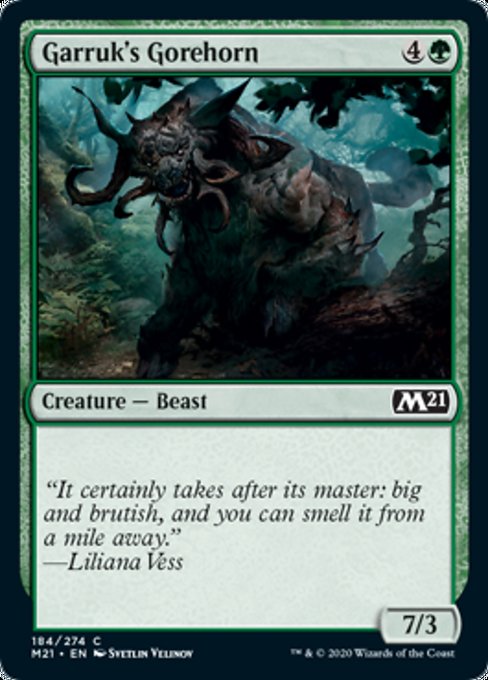 Garruk's Gorehorn [Core Set 2021] - Destination Retro