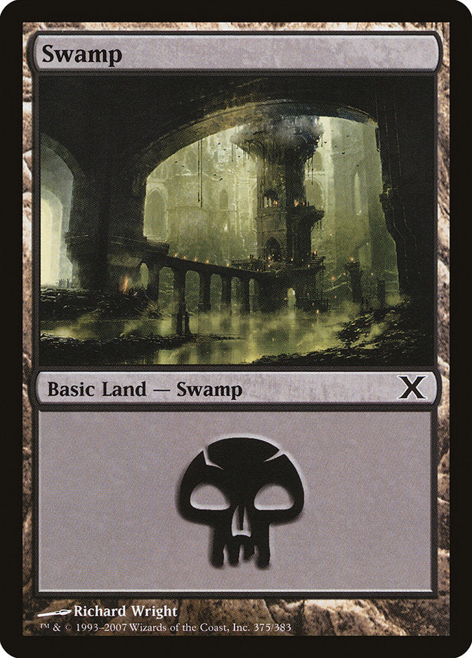 Swamp (375) [Tenth Edition] - Destination Retro