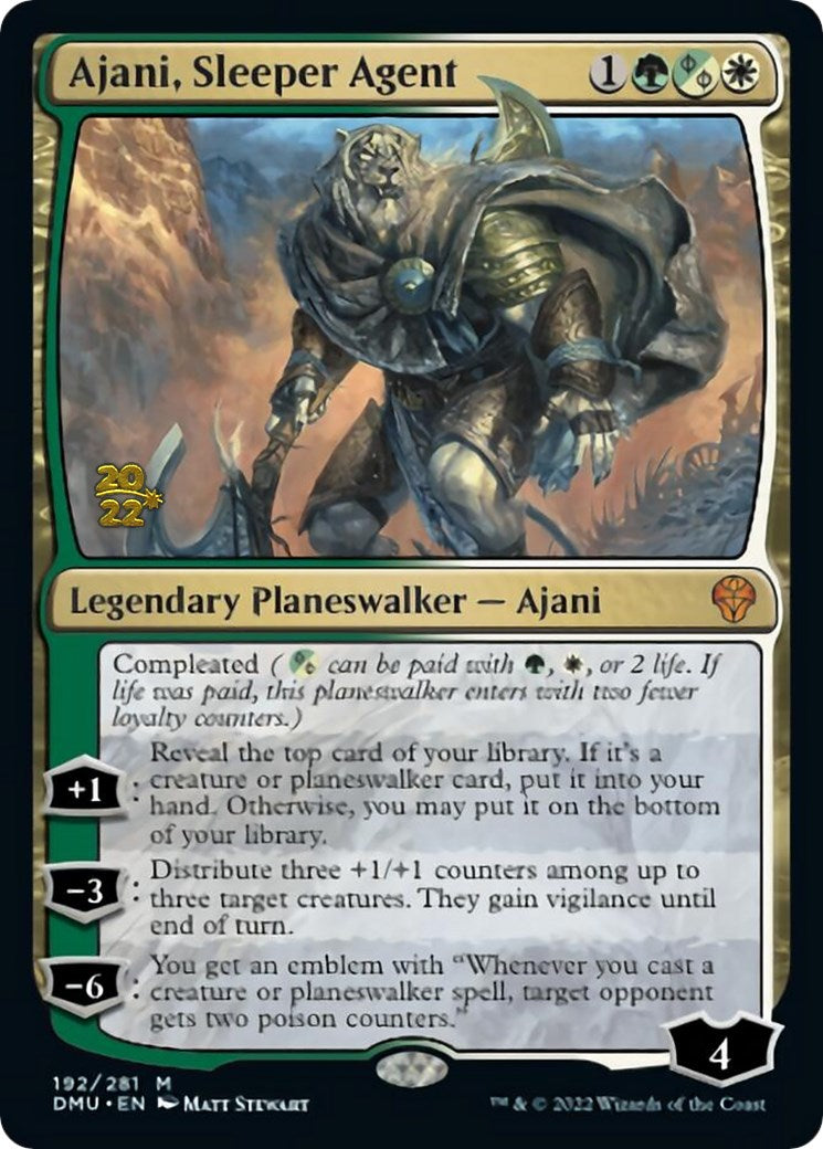 Ajani, Sleeper Agent [Dominaria United Prerelease Promos] - Destination Retro