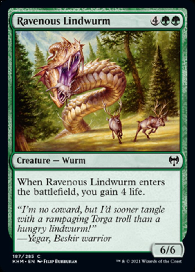 Ravenous Lindwurm [Kaldheim] - Destination Retro