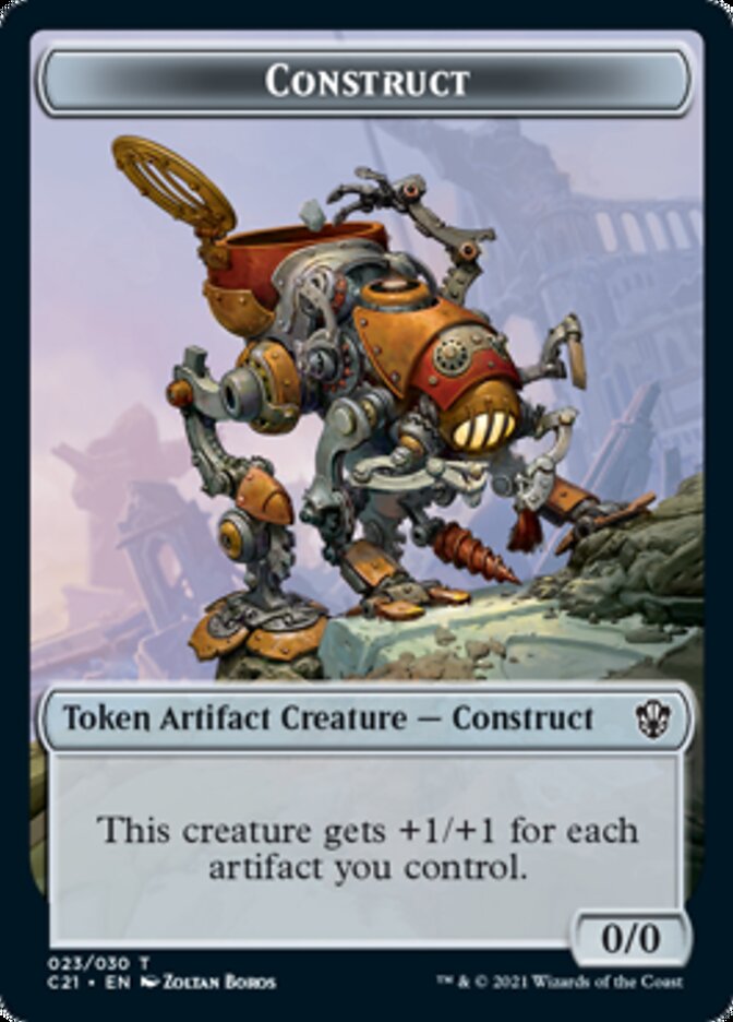 Copy // Construct Token (030) [Commander 2021 Tokens] - Destination Retro