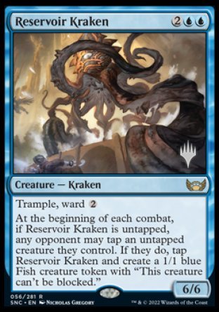 Reservoir Kraken (Promo Pack) [Streets of New Capenna Promos] - Destination Retro