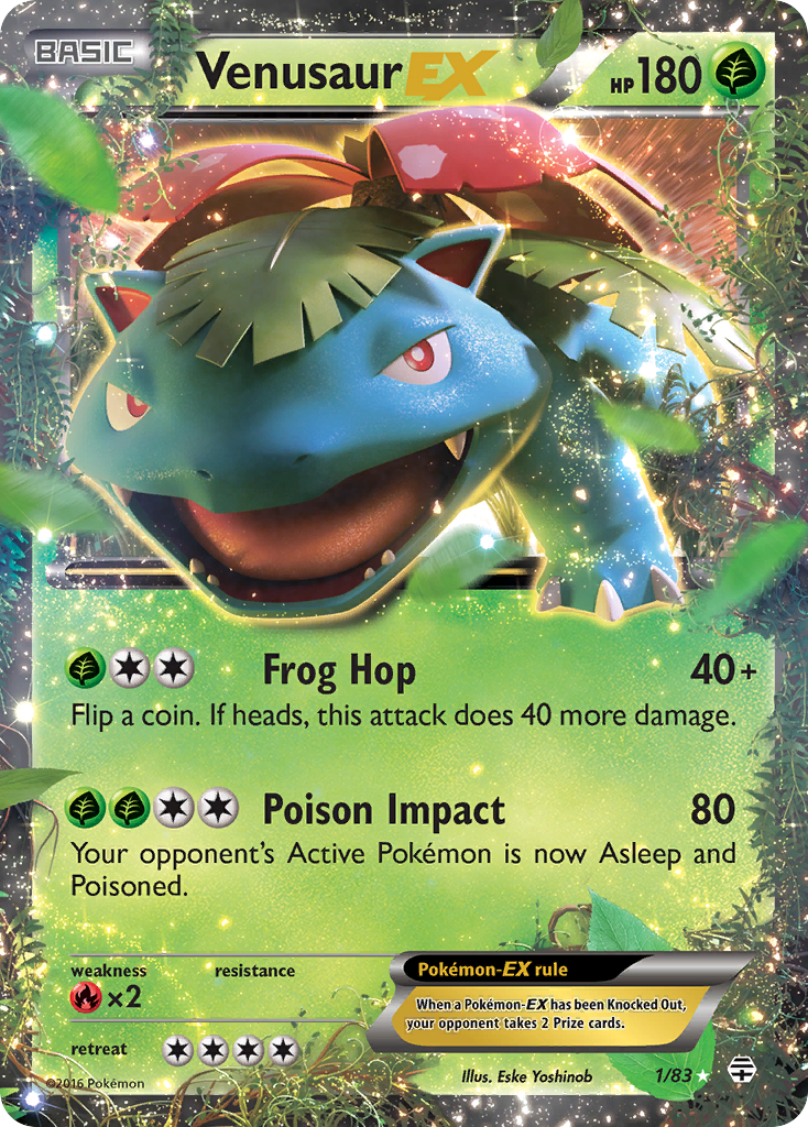 Venusaur EX (1/83) [XY: Generations] - Destination Retro