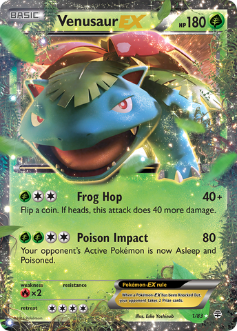 Venusaur EX (1/83) [XY: Generations] - Destination Retro