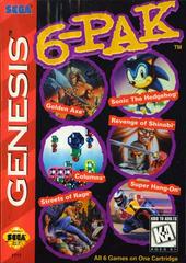 6-Pak [Cardboard Box] - Sega Genesis - Destination Retro
