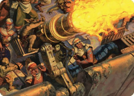 Mana Cannons Art Card [Dominaria United Art Series] - Destination Retro