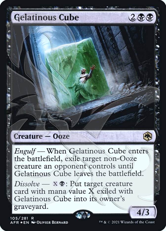 Gelatinous Cube (Ampersand Promo) [Dungeons & Dragons: Adventures in the Forgotten Realms Promos] - Destination Retro