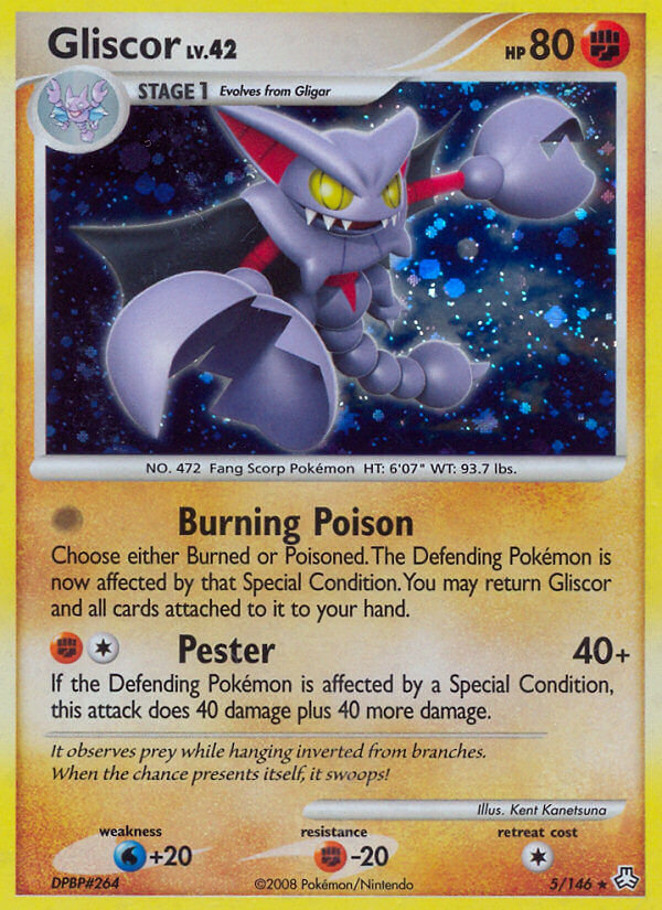 Gliscor (5/146) (Theme Deck Exclusive) [Diamond & Pearl: Legends Awakened] - Destination Retro