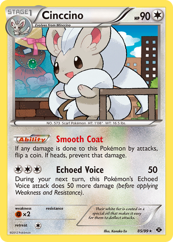 Cinccino (85/99) [Black & White: Next Destinies] - Destination Retro