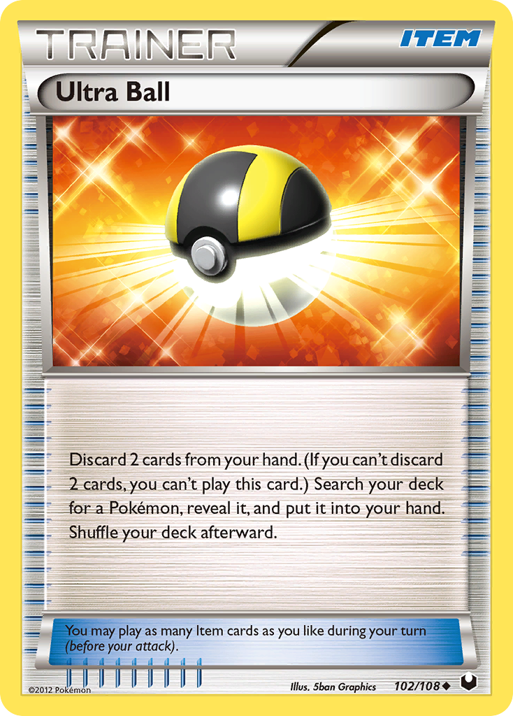 Ultra Ball (102/108) [Black & White: Dark Explorers] - Destination Retro