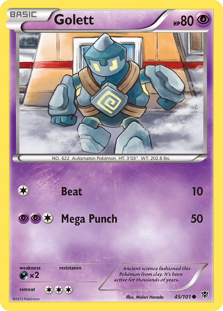 Golett (45/101) [Black & White: Plasma Blast] - Destination Retro