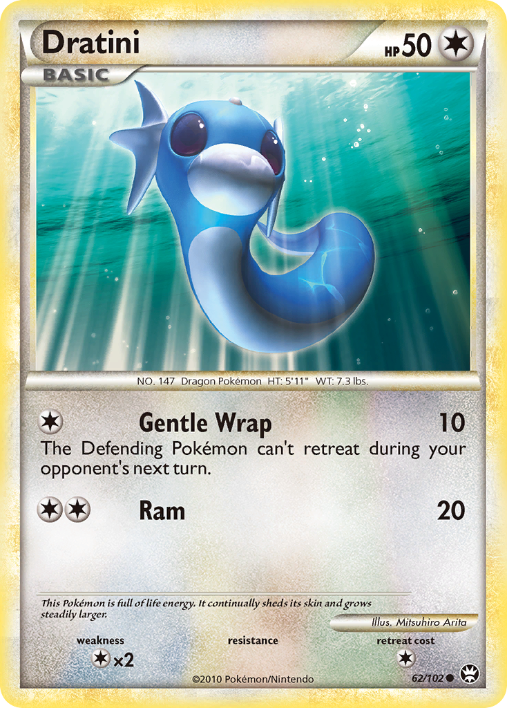Dratini (62/102) [HeartGold & SoulSilver: Triumphant] - Destination Retro
