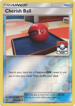 Cherish Ball (191a/236) (League Promo) [Sun & Moon: Unified Minds] - Destination Retro